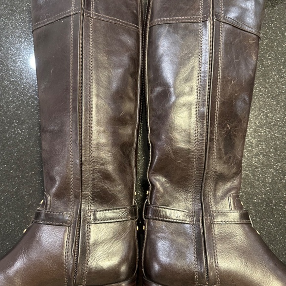 Tory Burch Chocolate Brown Riding Boots (New, Never Worn) - Nordstrom Sale Find! - Picture 6 of 9